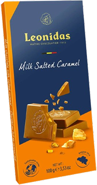 Tablette Leonidas Milk Salted Caramel