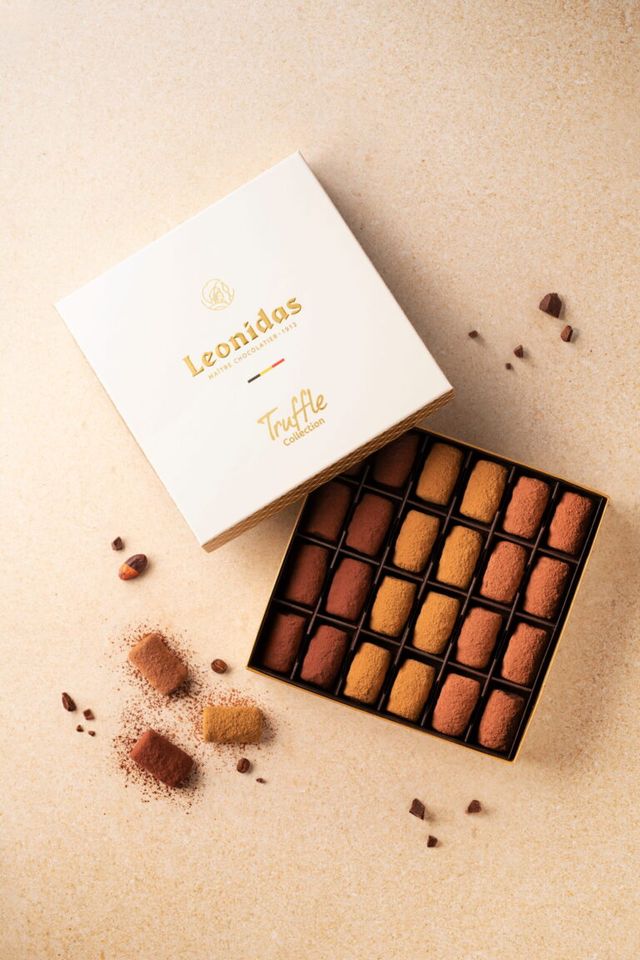 Le coffret de truffes Leonidas